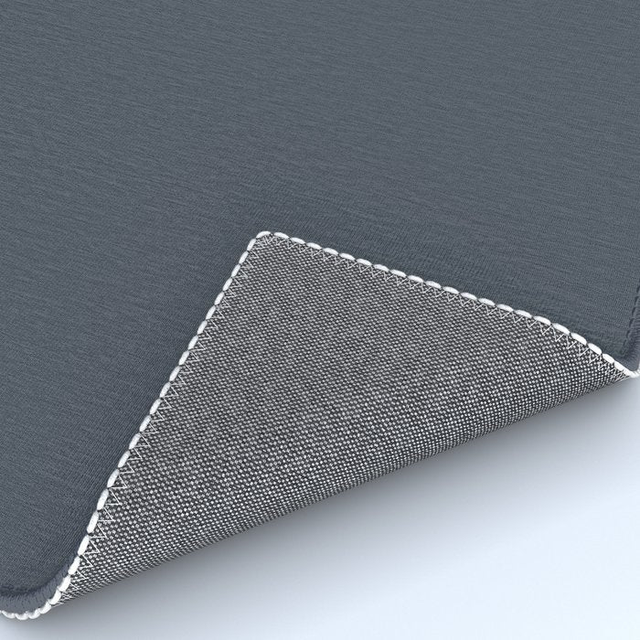 Modern Navy Blue Gray Solid Rug Gallery Image 4