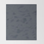 Modern Navy Blue Gray Solid Throw Blanket Gallery Image 2