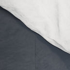 Modern Navy Blue Gray Solid Comforter Gallery Image 4