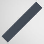 Modern Navy Blue Gray Solid Table Runner Gallery Image 3