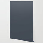 Modern Navy Blue Gray Solid Wallpaper Gallery Image 2