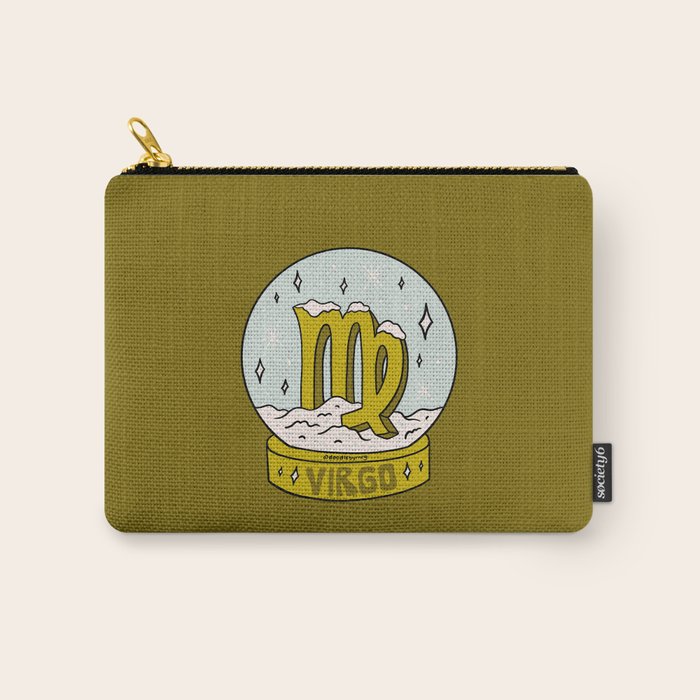 Virgo Snow Globe Carry All Pouch Gallery Image 1