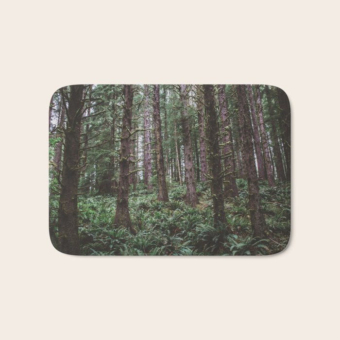 Forest Dark, Forest Deep III Bath Mat Gallery Image 1