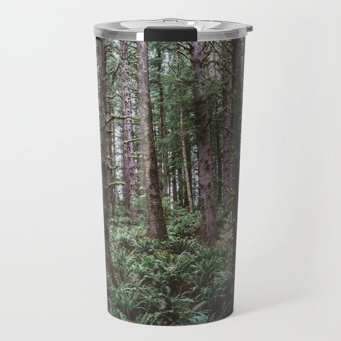 Forest Dark, Forest Deep III Travel Mug Gallery Image 1