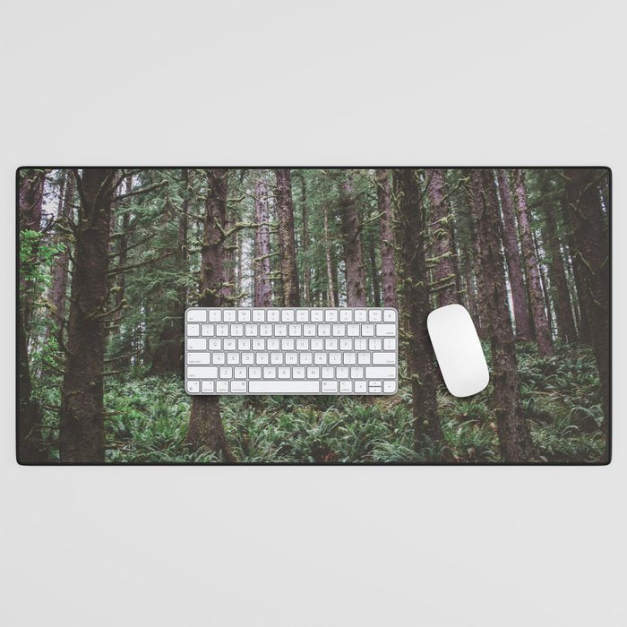 Forest Dark, Forest Deep III Desk Mat Gallery Image 1