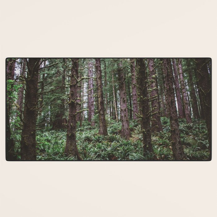Forest Dark, Forest Deep III Desk Mat Gallery Image 3