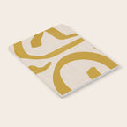 Retro Mustard Scribbles - Abstract Mid Century Brush Notebook Gallery Image 2