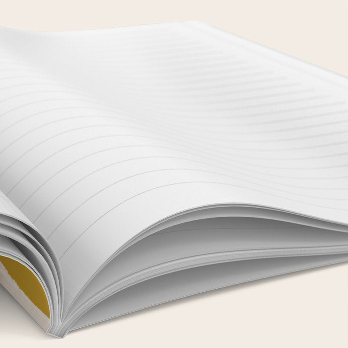 Retro Mustard Scribbles - Abstract Mid Century Brush Notebook Gallery Image 2