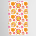 Here Comes the Sun - Pink and Yellow Tablecloth Gallery Image 2