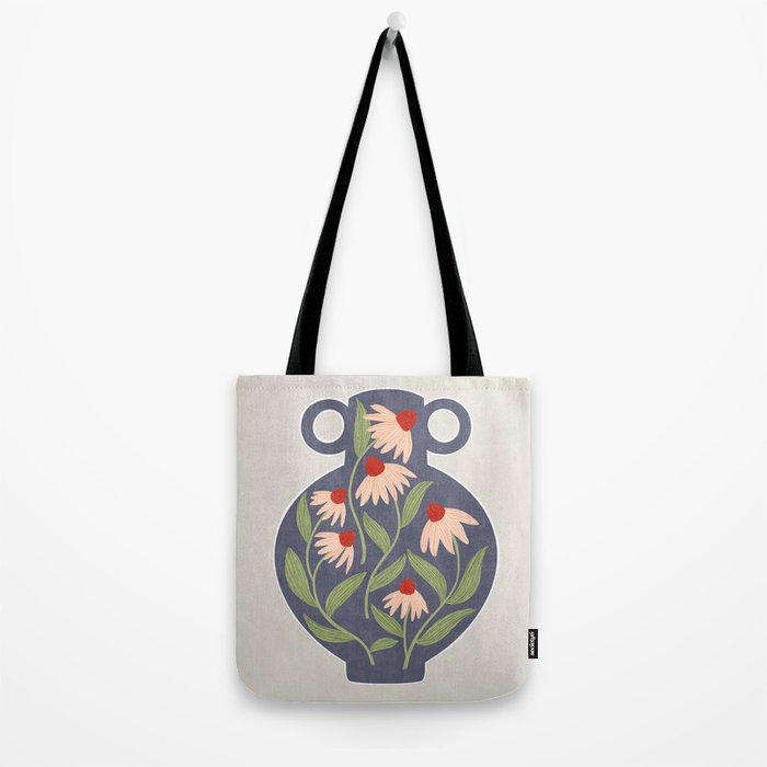 Vase of daisies Tote Bag Gallery Image 2