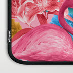 Flamingo and Tropical garden Laptop Sleeve Gallery Image 3