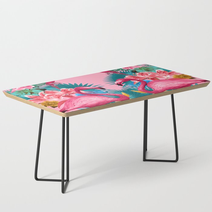 Flamingo and Tropical garden Coffee Table Gallery Image 1