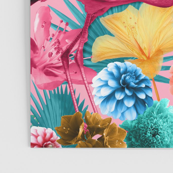 Flamingo and Tropical garden Poster Gallery Image 3