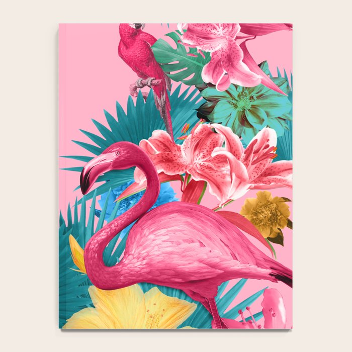 Flamingo and Tropical garden Notebook Gallery Image 4