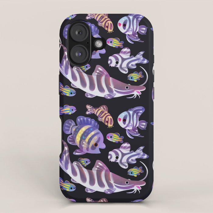 Zebras in freshwater iPhone Case Gallery Image 1