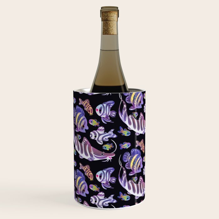 Zebras in freshwater Wine Chiller Gallery Image 2
