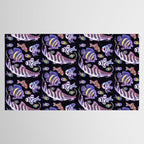 Zebras in freshwater Tablecloth Gallery Image 2