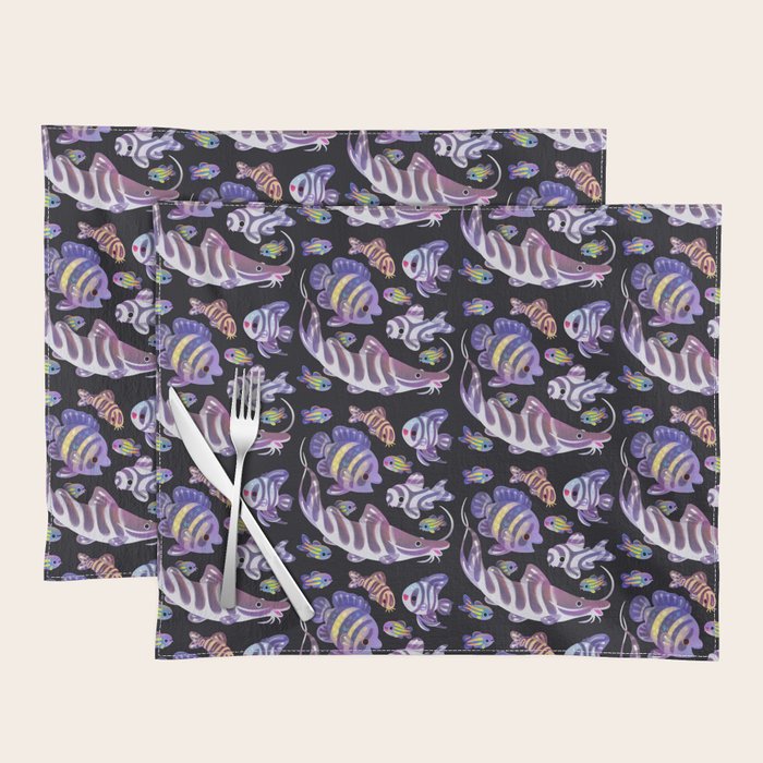 Zebras in freshwater Placemat Gallery Image 1
