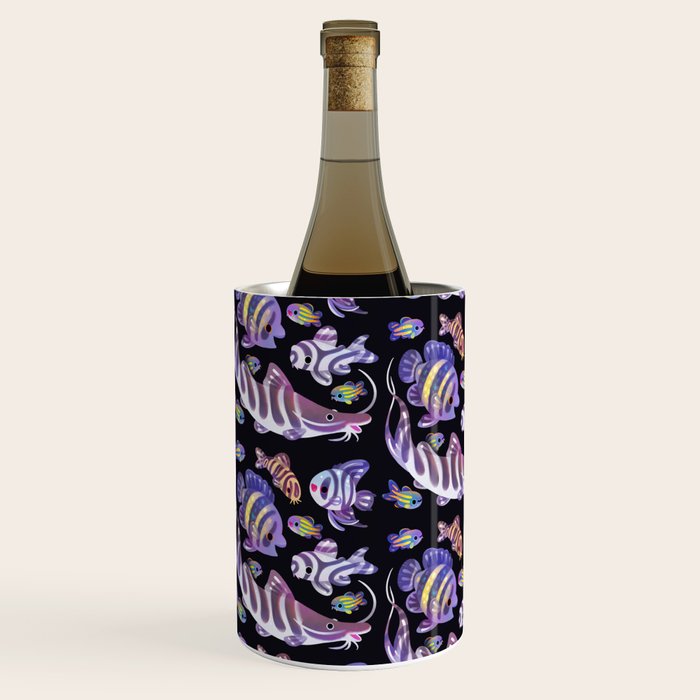Zebras in freshwater Wine Chiller Gallery Image 1