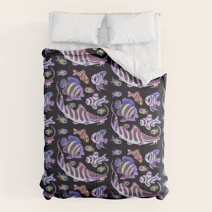 Zebras in freshwater Comforter Gallery Image 6
