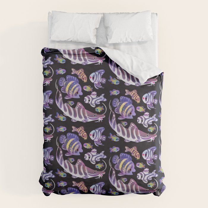 Zebras in freshwater Duvet Cover Gallery Image 6