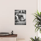 First I Drink the Coffee, Then I do the Stuff - hangover black and white photograph / photography Poster Gallery Image 2