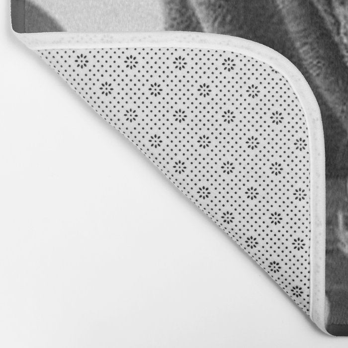 First I Drink the Coffee, Then I do the Stuff - hangover black and white photograph / photography Bath Mat Gallery Image 2