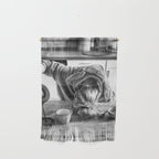 First I Drink the Coffee, Then I do the Stuff - hangover black and white photograph / photography Wall Hanging Gallery Image 1