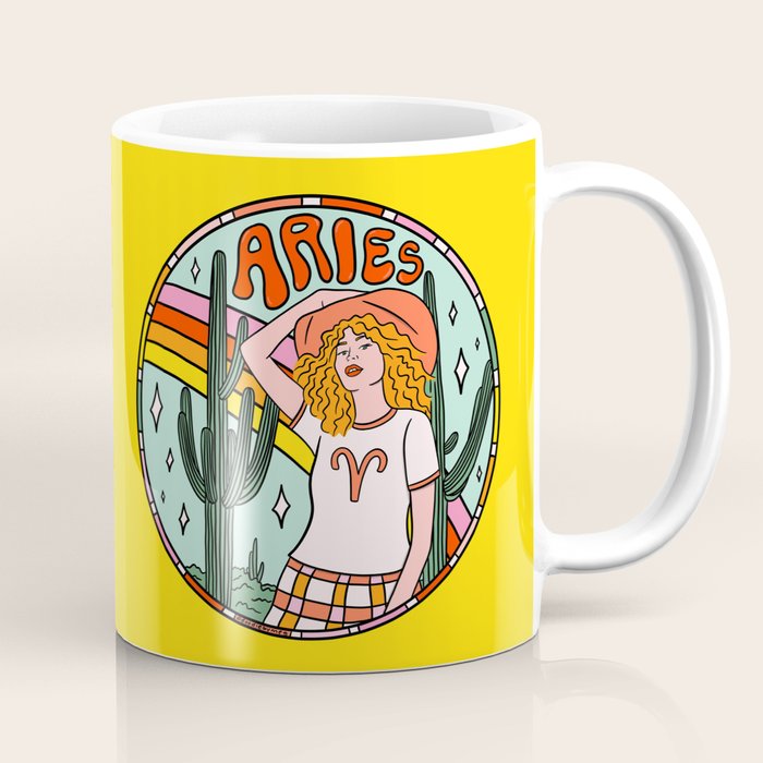 Aries Cowgirl Coffee Mug Gallery Image 1