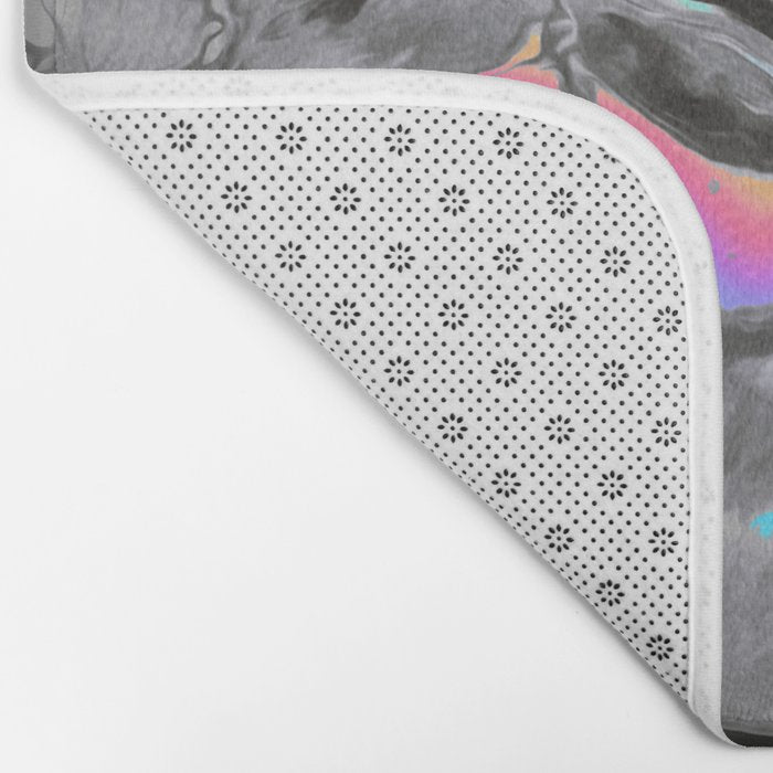 TEACH ME TO FIGHT Bath Mat Gallery Image 2