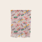 Happy and Colorful Butterflies Illustration Wall Hanging Gallery Image 1