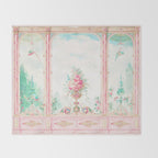The Enchanted Garden, French Conservatory Throw Blanket Gallery Image 2