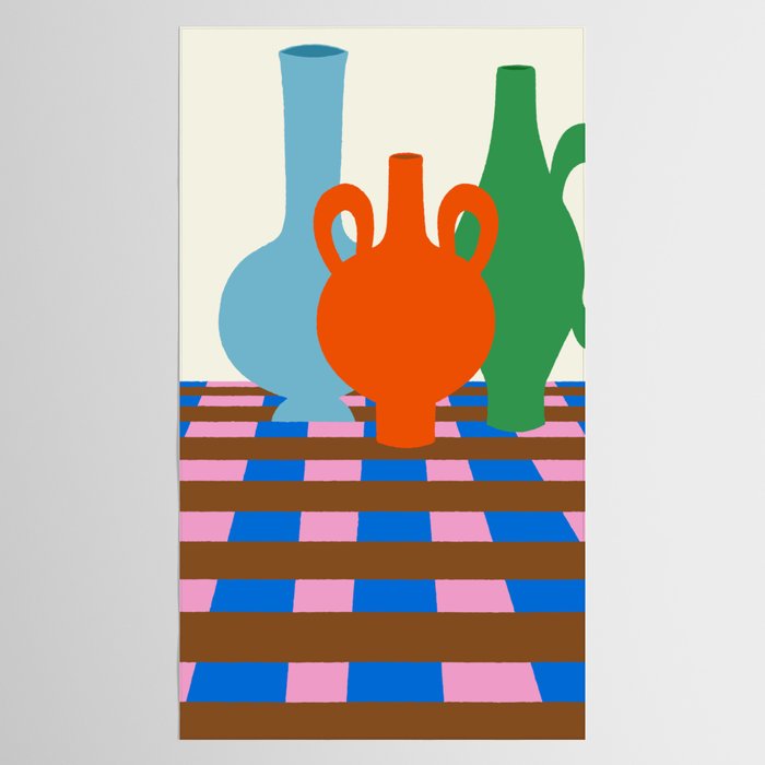 Colorful vases Tablecloth Gallery Image 2