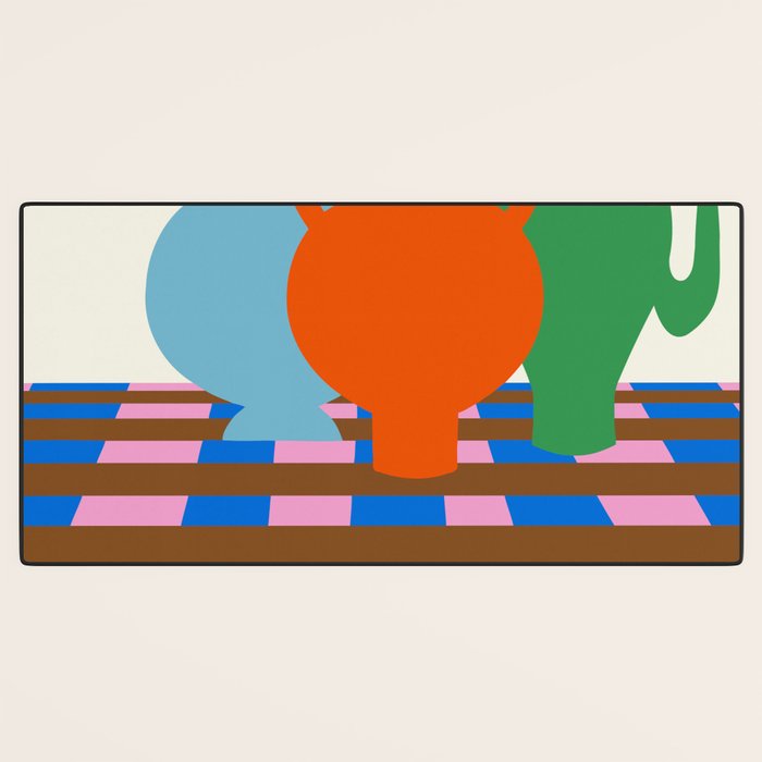 Colorful vases Desk Mat Gallery Image 3