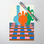 Colorful vases Wrapping Paper Gallery Image 1