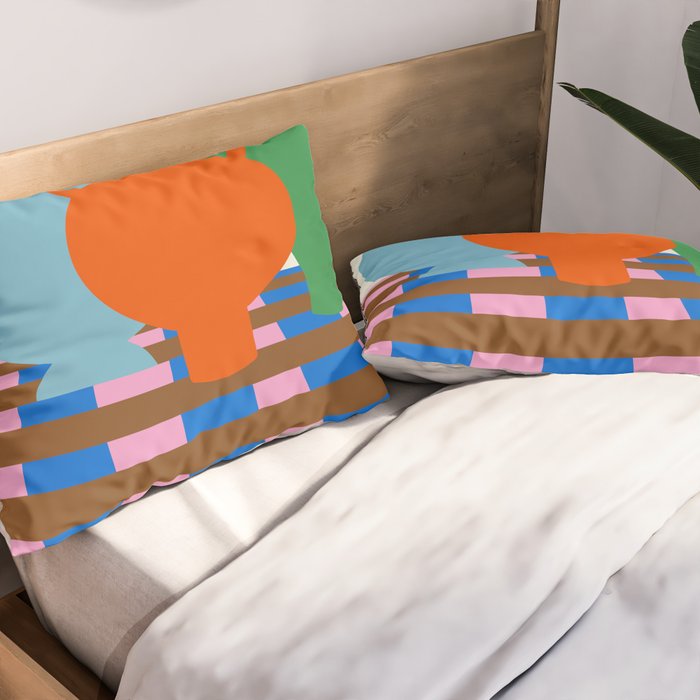 Colorful vases Pillow Sham Gallery Image 2