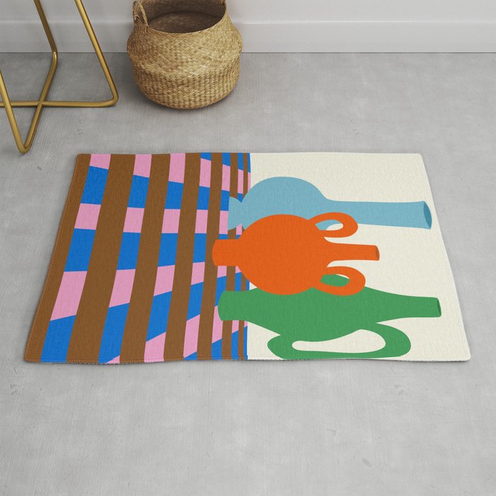 Colorful vases Rug Gallery Image 1