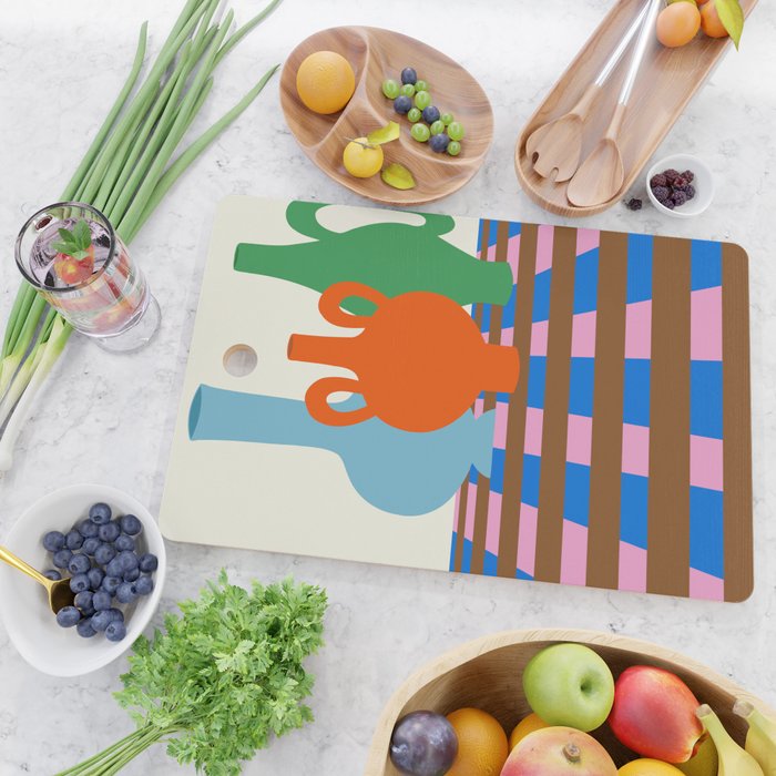 Colorful vases Cutting Board Gallery Image 2