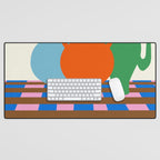 Colorful vases Desk Mat Gallery Image 1