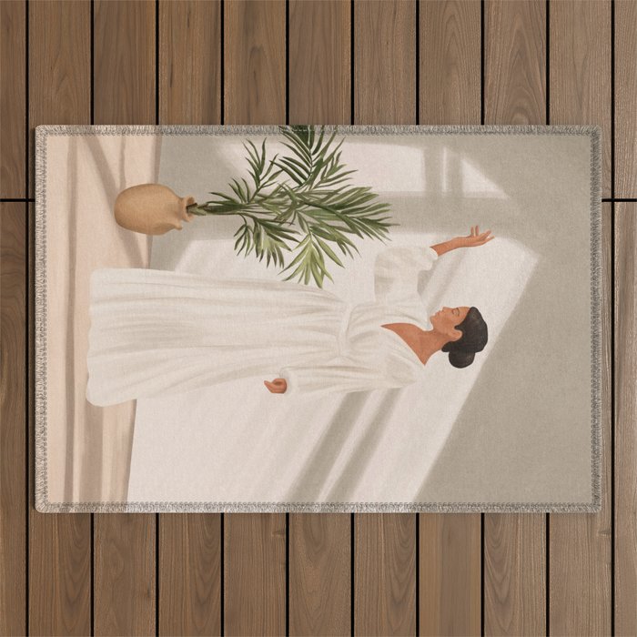 Opened Window Outdoor Rug Gallery Image 1