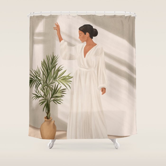 Opened Window Shower Curtain Gallery Image 1