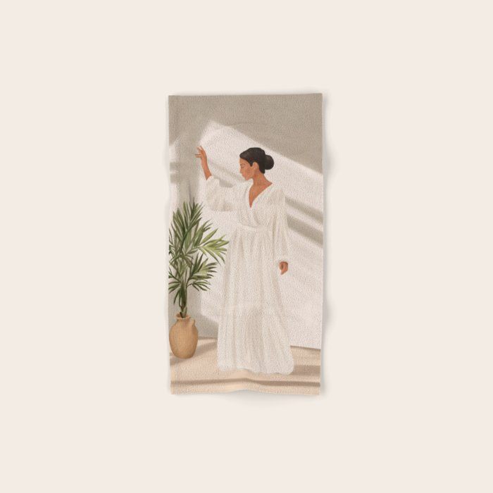 Opened Window Bath Towel Gallery Image 1