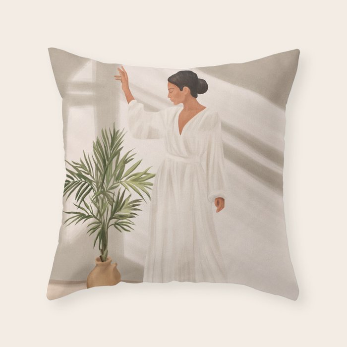 Opened Window Throw Pillow Gallery Image 6