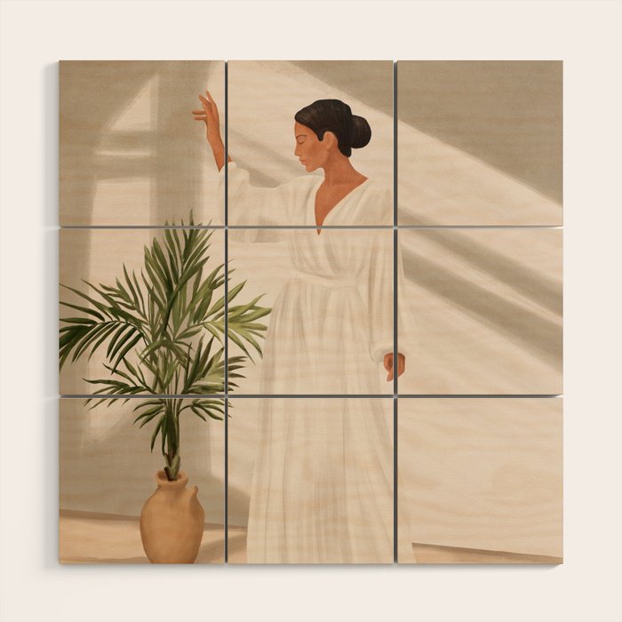 Opened Window Wood Wall Art Gallery Image 1