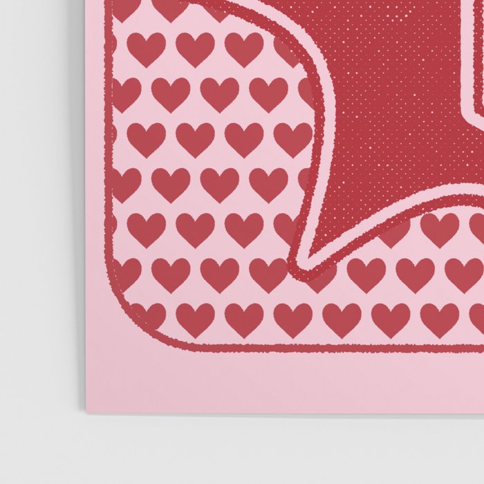 Lucky You Dice in Pink and Red Poster Gallery Image 3