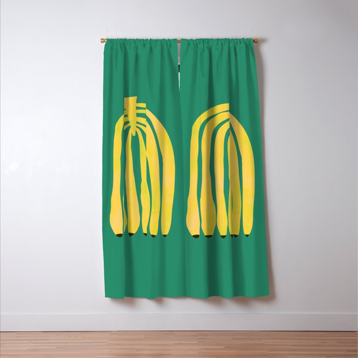 Strange banana Window Curtain Gallery Image 3