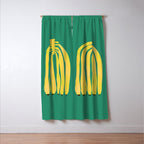 Strange banana Window Curtain Gallery Image 3