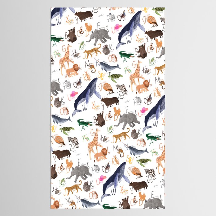 Animal Alphabet Tablecloth Gallery Image 2
