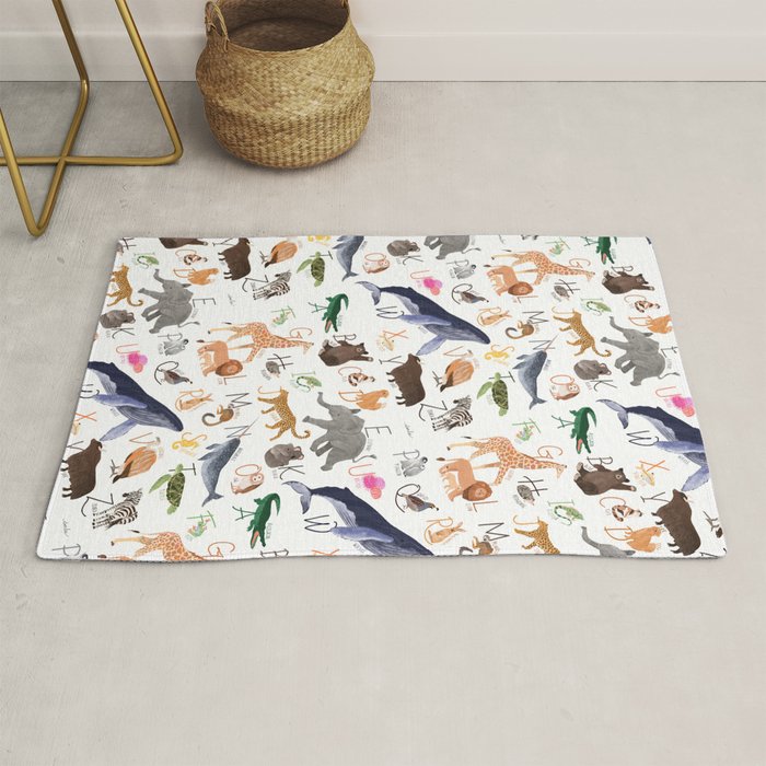 Animal Alphabet Rug Gallery Image 1