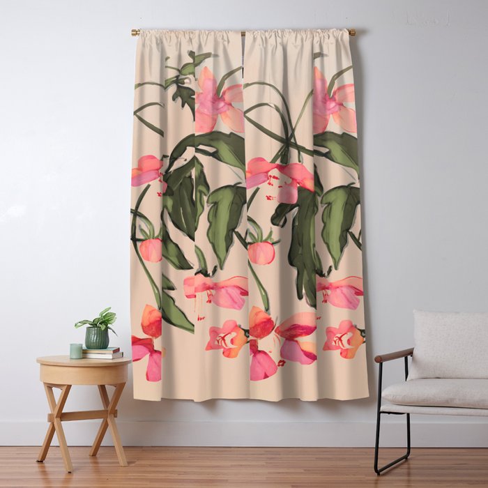 Garden Flowers 2 Window Curtain Gallery Image 5